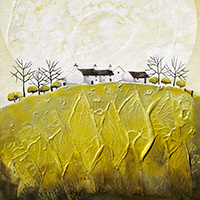 Crater Cottages 3. An Open Edtion Print by Anya Simmons.