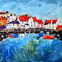 Pittenweem Harbour. An Open Edition Print by Anya Simmons.