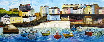 Magical Tenby, A Giclee Limited Edtion Print by Anya Simmons.