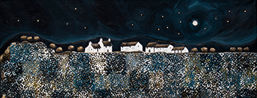 Starry Nights. A Giclee Limited Edtion Print by Anya Simmons.