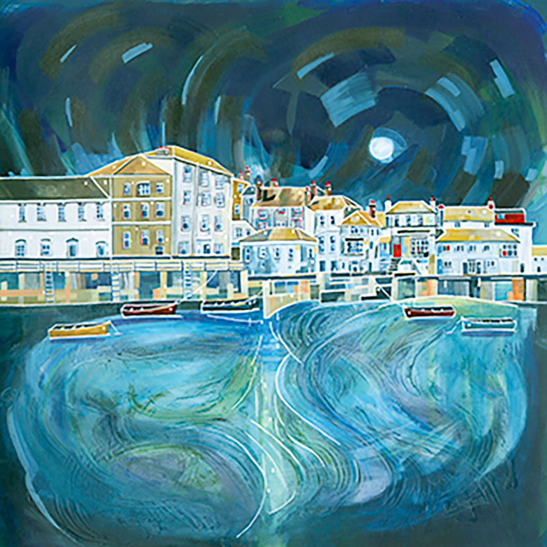 A Limited Edition Giclee Print of Falmouth by Anya Simmons